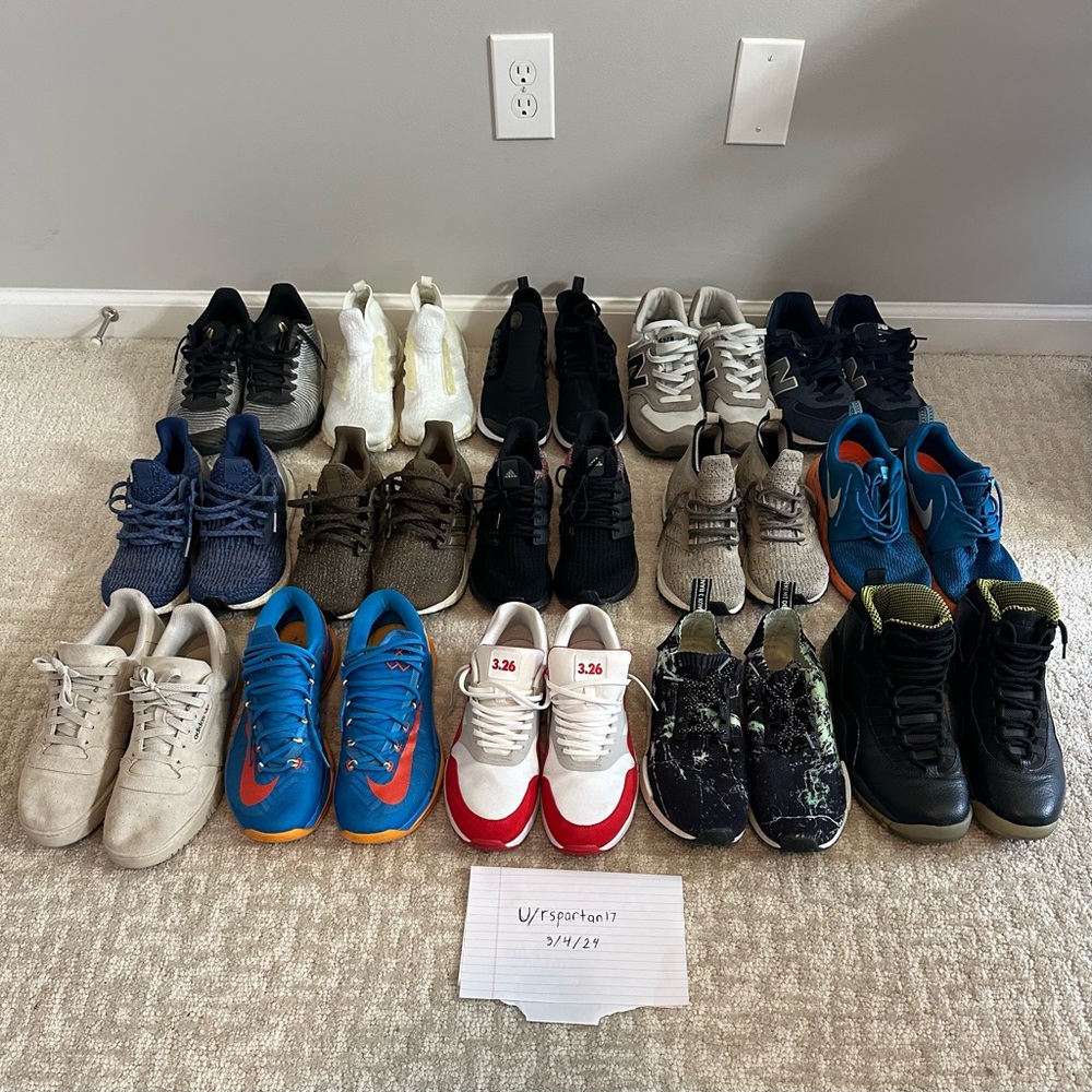 New Balance Nike Adidas Jordan Shoes Size 8.5-10.5